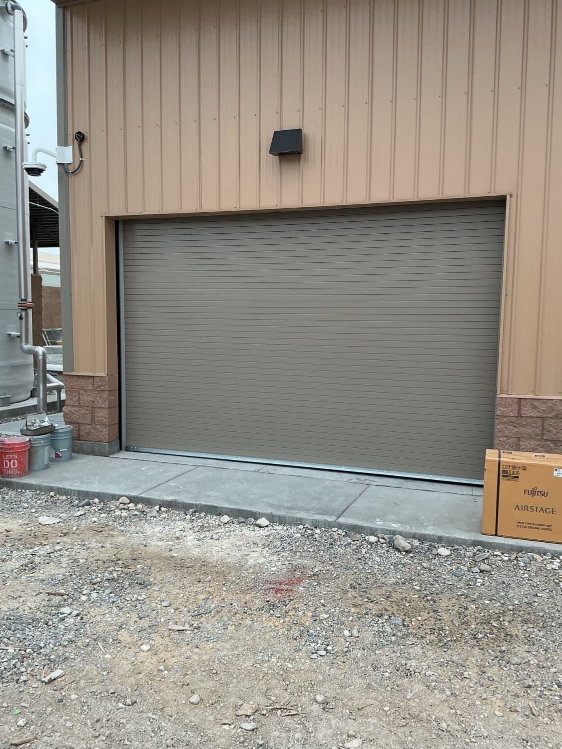 Roll-up door installation