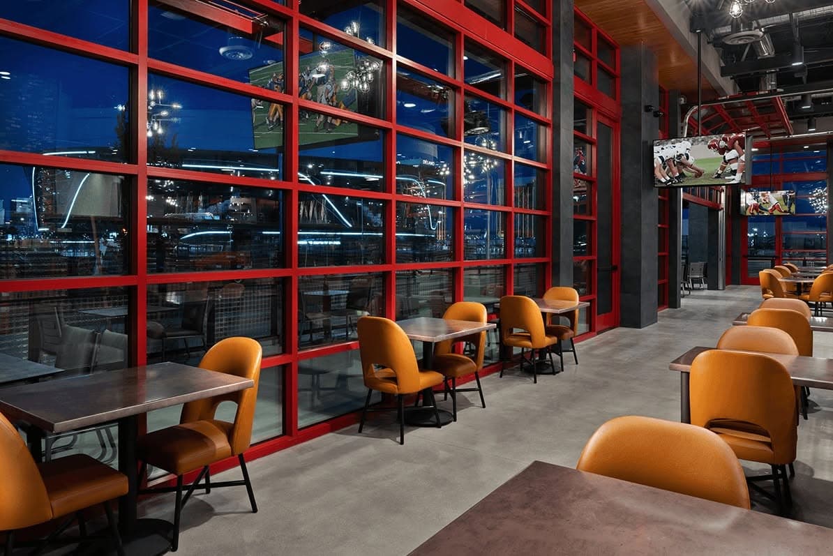 Commercial storefront glass and door installation in Las Vegas